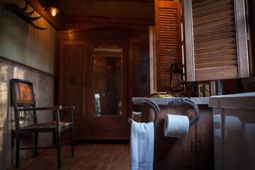 Фото номера Шале Комплексы для отдыха с коттеджами/бунгало Westernland г. Józefów 22